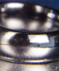 Kül ve Kor Yüzüğü - 21 mm Altın Eğimli